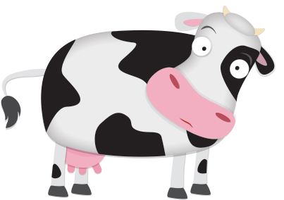 Cow cartoon