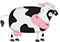 Cow cartoon