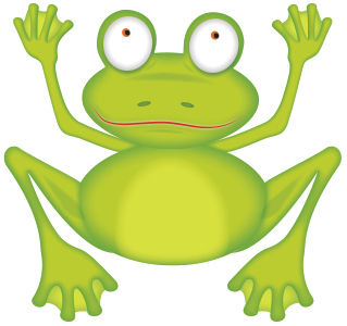 Frog cartoon