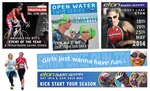 Web and print designs for Human Race