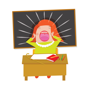 Teacher cartoon