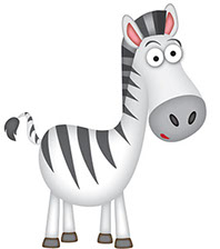 zebra cartoon