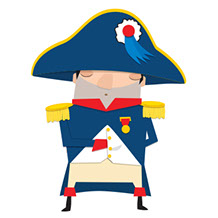 Napoleon cartoon